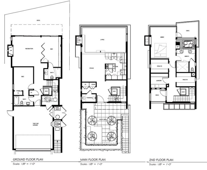 3333 point grey road - floor plans
