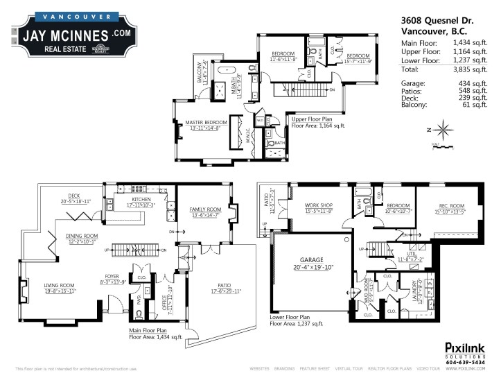 3608 quesnel drive - floor plan