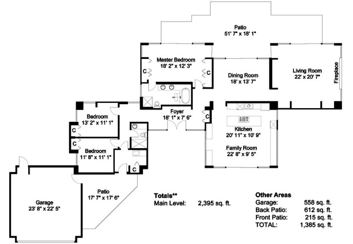 536 centennial - floor plan