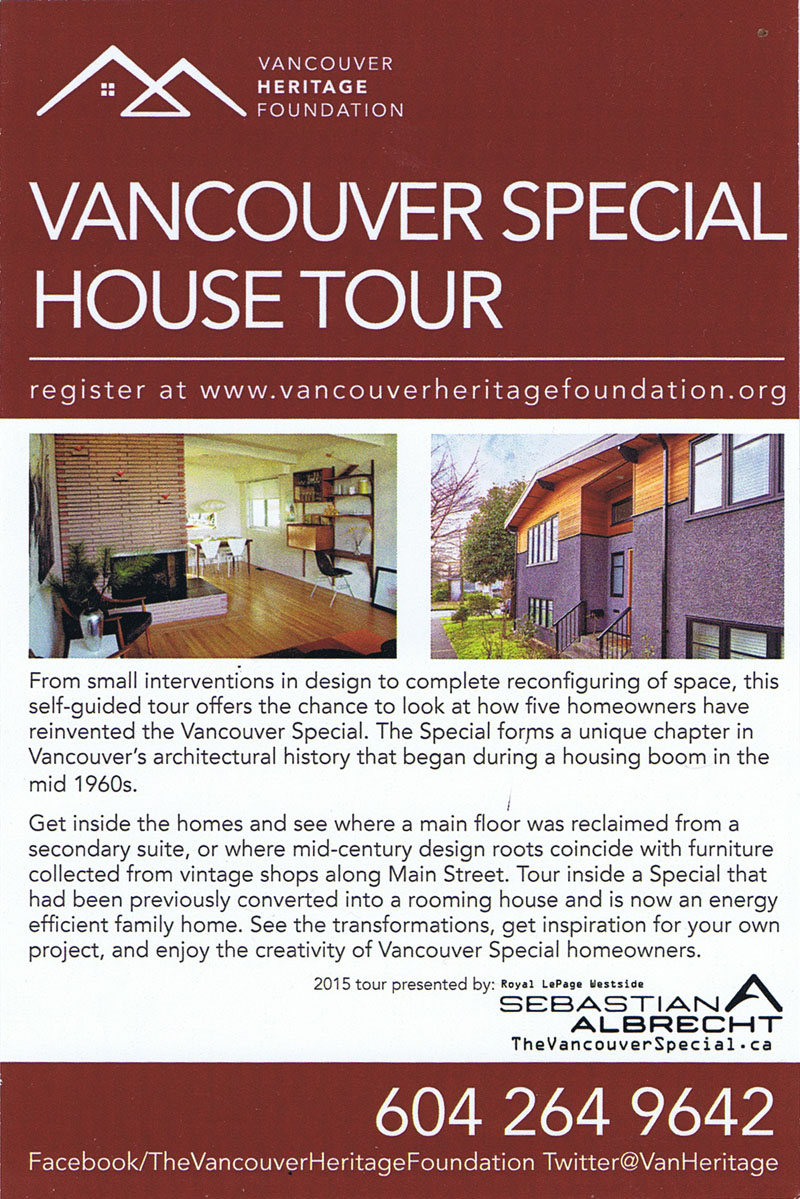 upcoming tour : vancouver special house tour – modern vancouver houses
