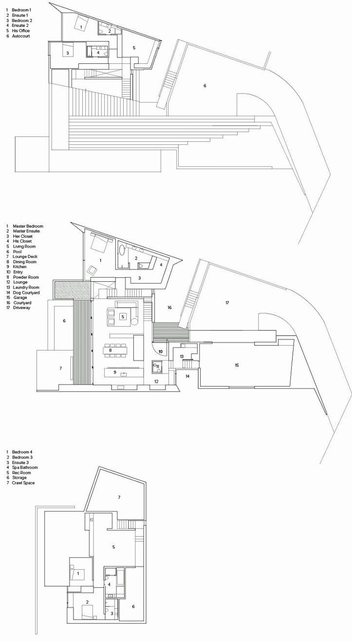 3681 sunset lane - floor plans