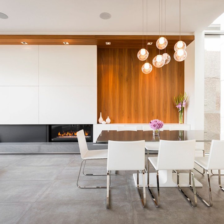 3455 west 15th - fireplace and dining set