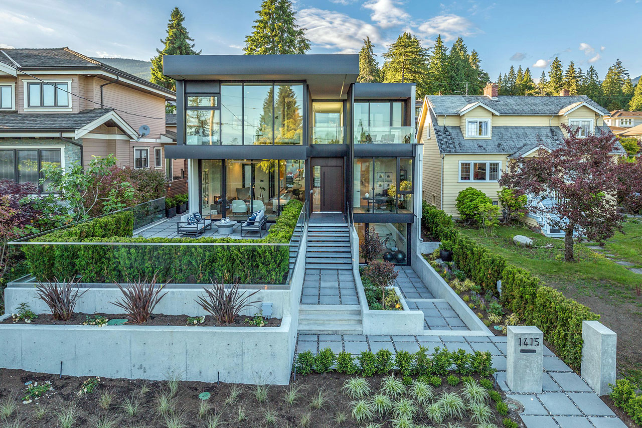 west vancouver : 1415 kings avenue – modern vancouver houses